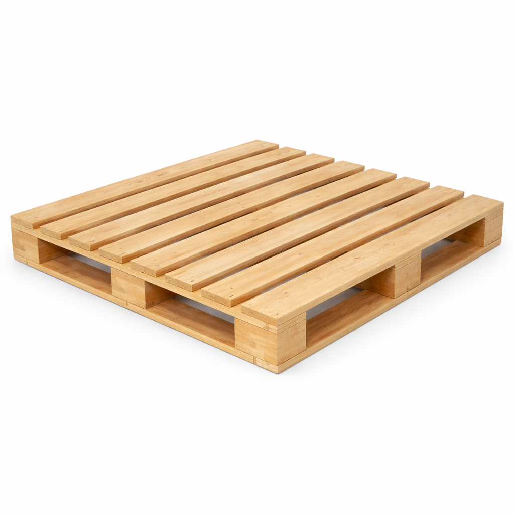Standard wooden pallets and pallet wood